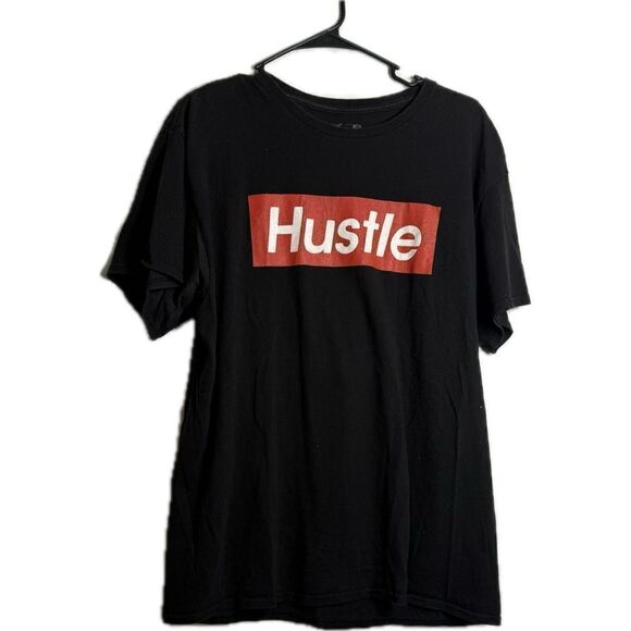 Hustle men’s size, large, short sleeve, crewneck, graphic T-shirt - Picture 1 of 4